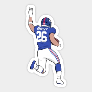 saquon and peace sign Sticker